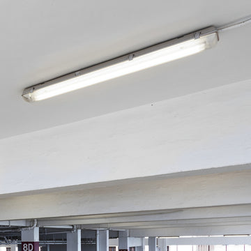 4ft T8 LED Ready Vapor Tight Fixture, Double-Lamp, Non-Shunted, Double Ended